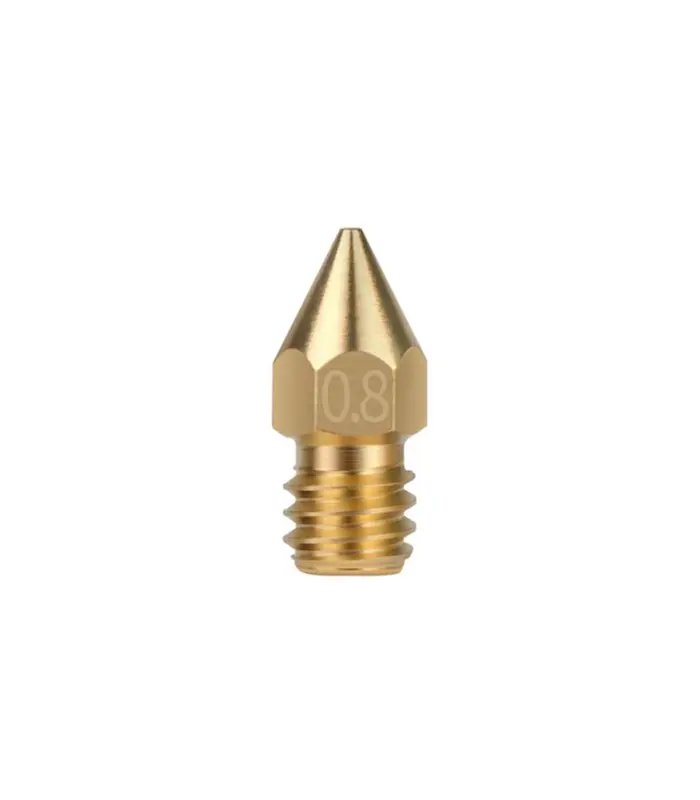 0.8mm MK8 Pirinç Nozzle - Creality Ender-3 Pro/V2 CR-10 Uyumlu