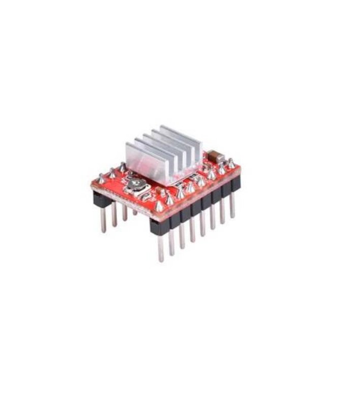 A4988 Step Motor Sürücü - 3D Yazıcı/CNC Uyumlu - Kırmızı