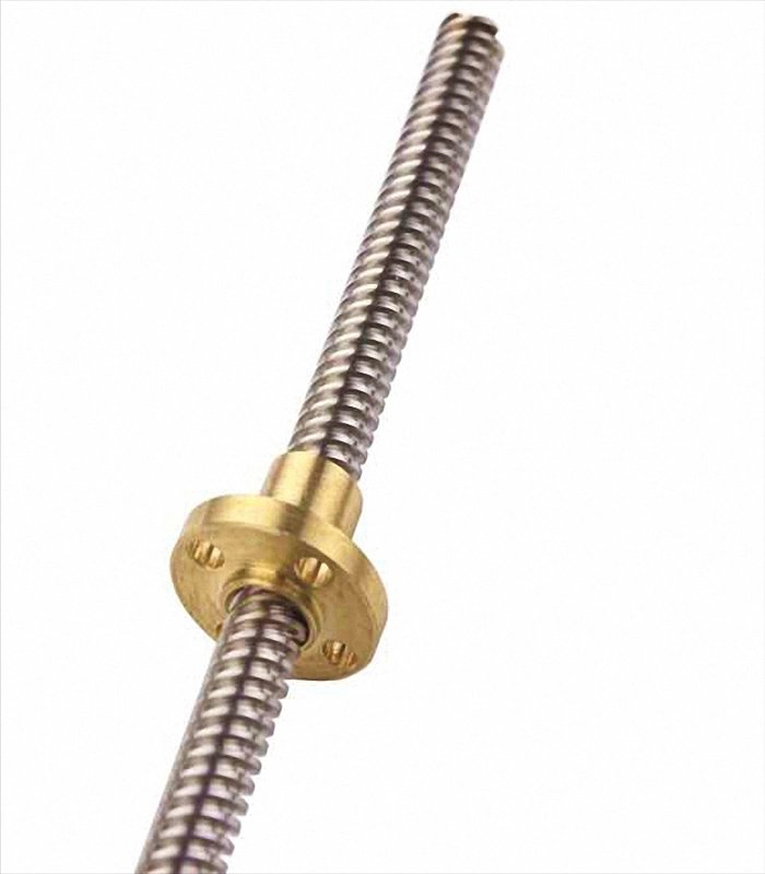 3D Yazıcı 250mm T8 Trapez Mil - 8 Hatve