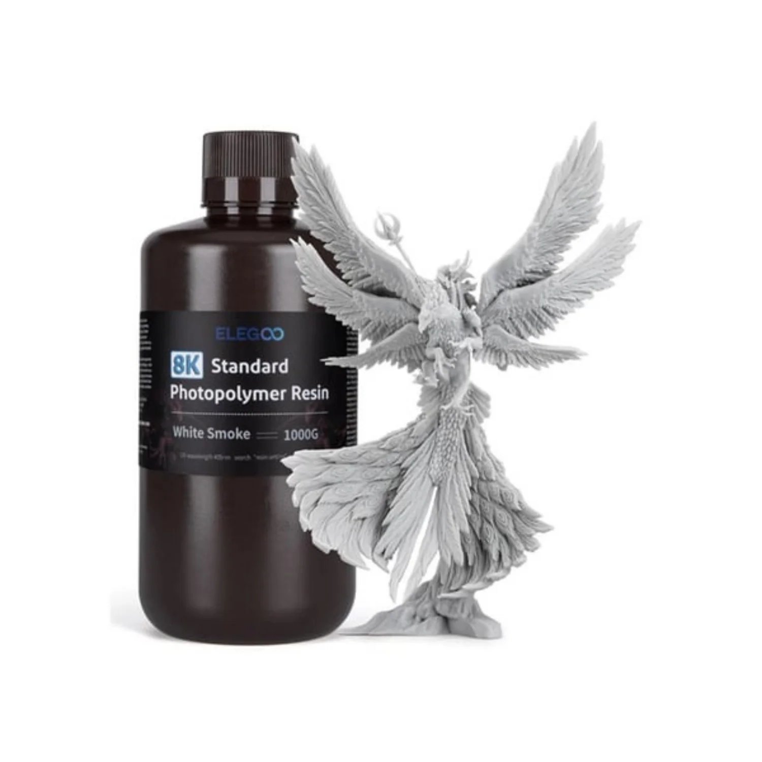 ELEGOO 8K Standart Fotopolimer Reçine White Smoky - 1kg