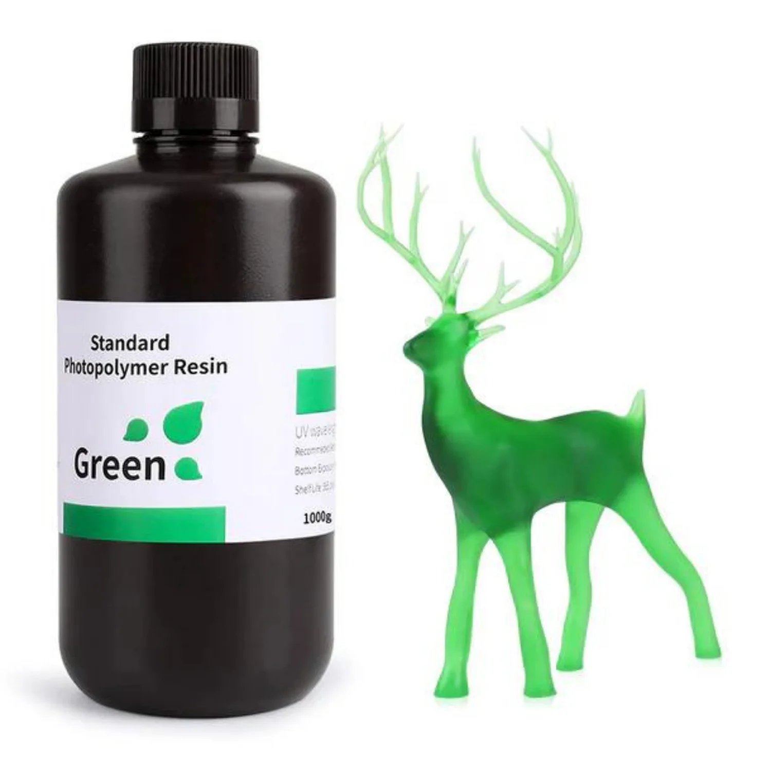 ELEGOO Standart Fotopolimer Reçine - Clear Green - 1 Kg