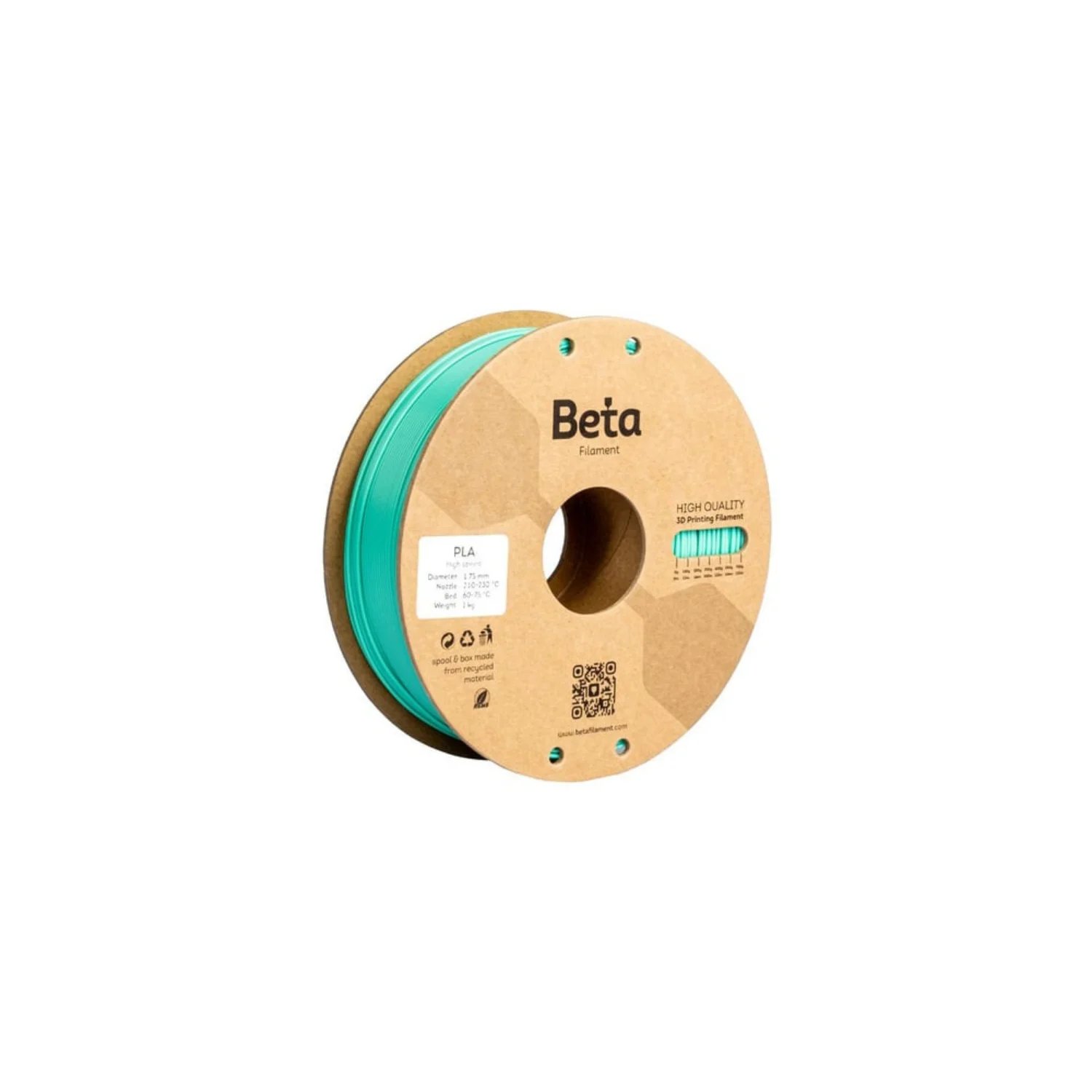 BETA Su Yeşili PLA High-Speed Filament - 1.75mm - 1 Kg