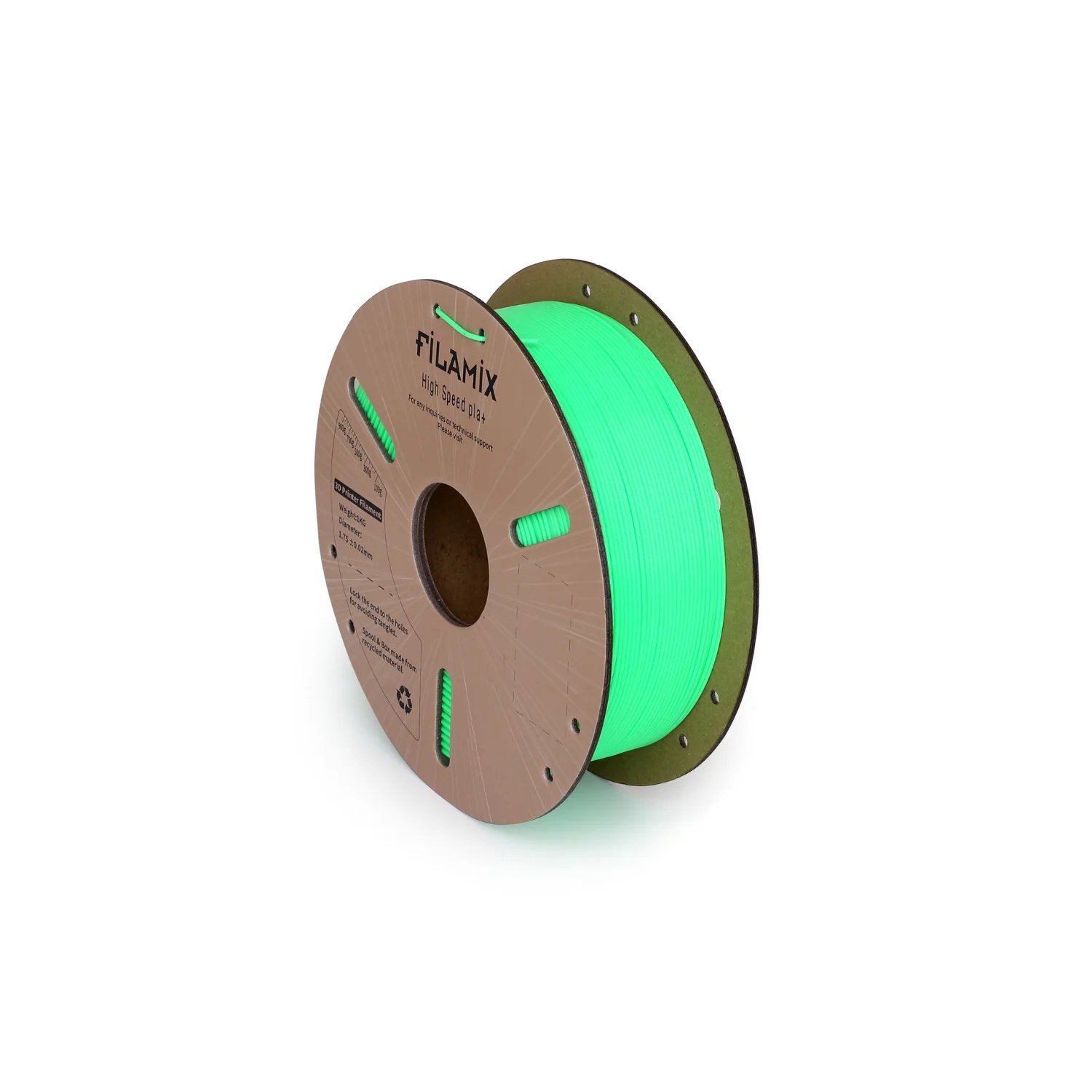 Filamix Yeşil Hyper Speed PLA Filament - 1.75mm - 1 Kg