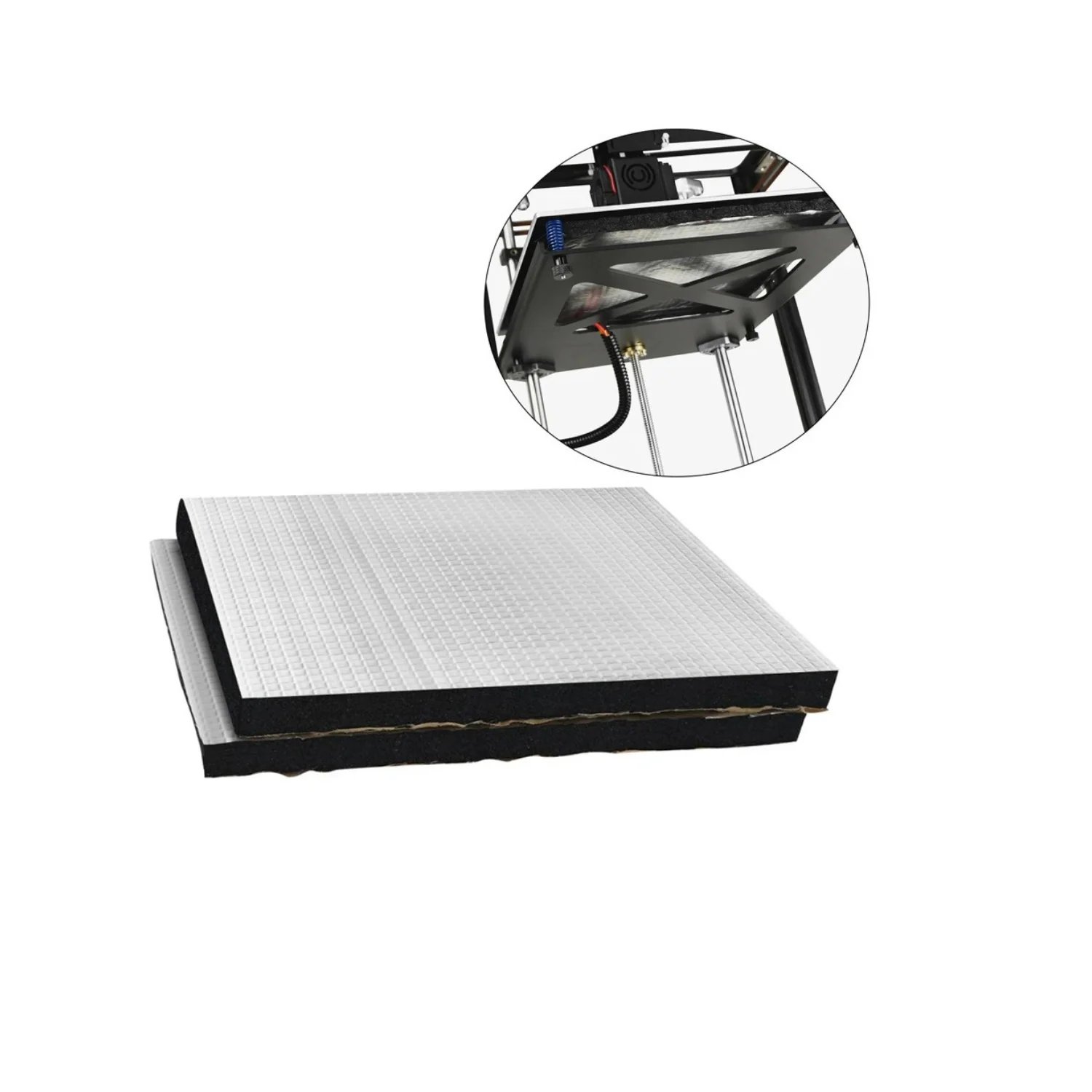 3D Yazıcı Tabla Yalıtım Süngeri 310x310mm - Tabla İzolasyonu