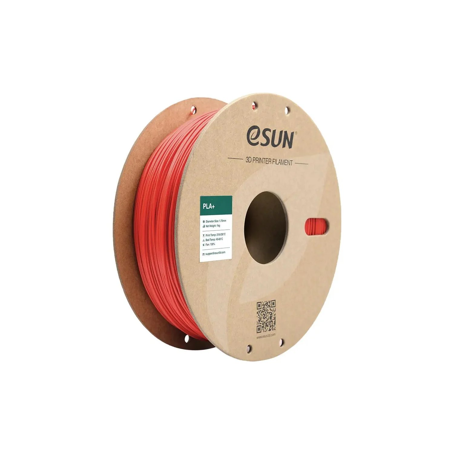 eSUN Kırmızı PLA+ (Plus) Filament - 1 Kg - 1.75mm