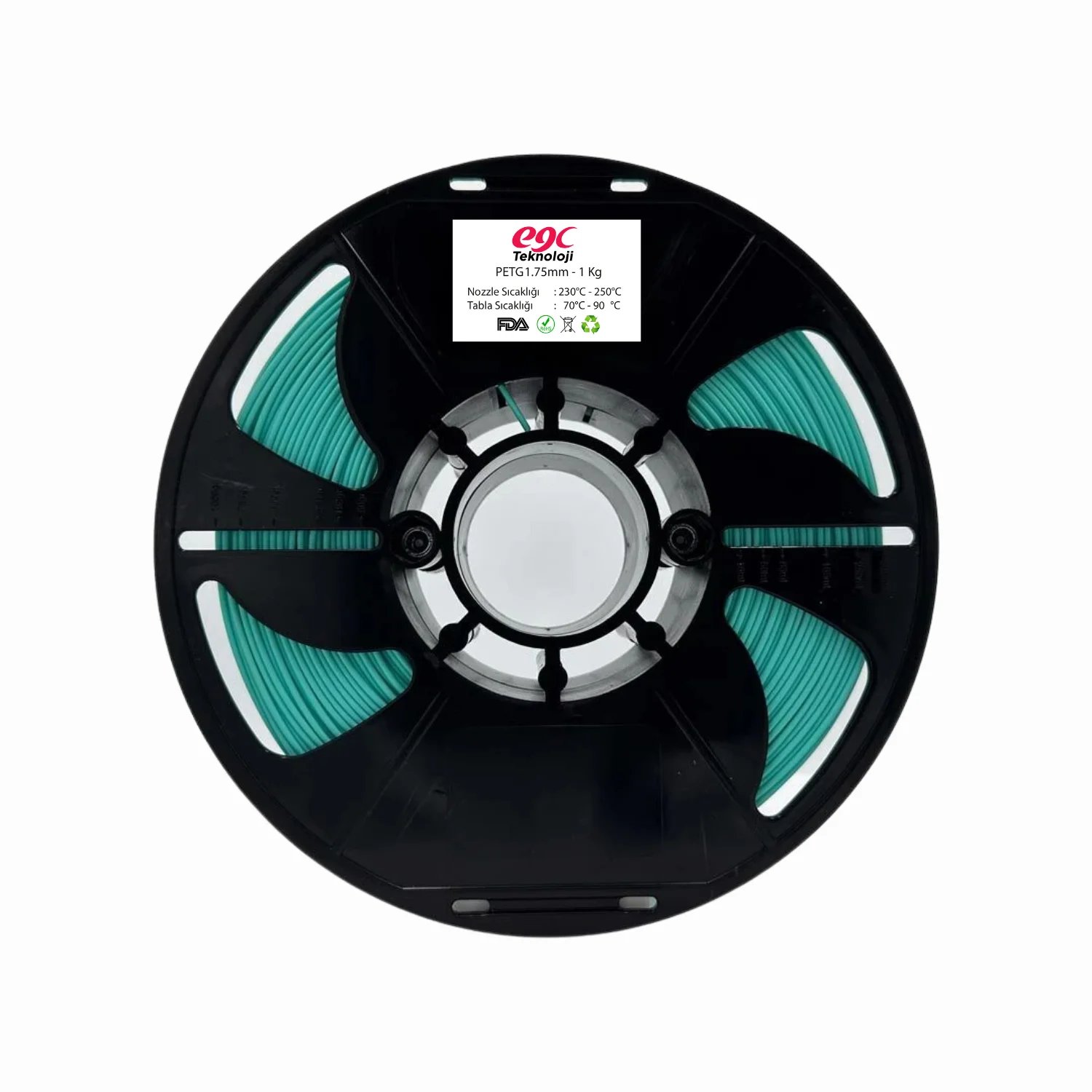 EGC Su Yeşili Petg Filament - 1.75mm - 1Kg
