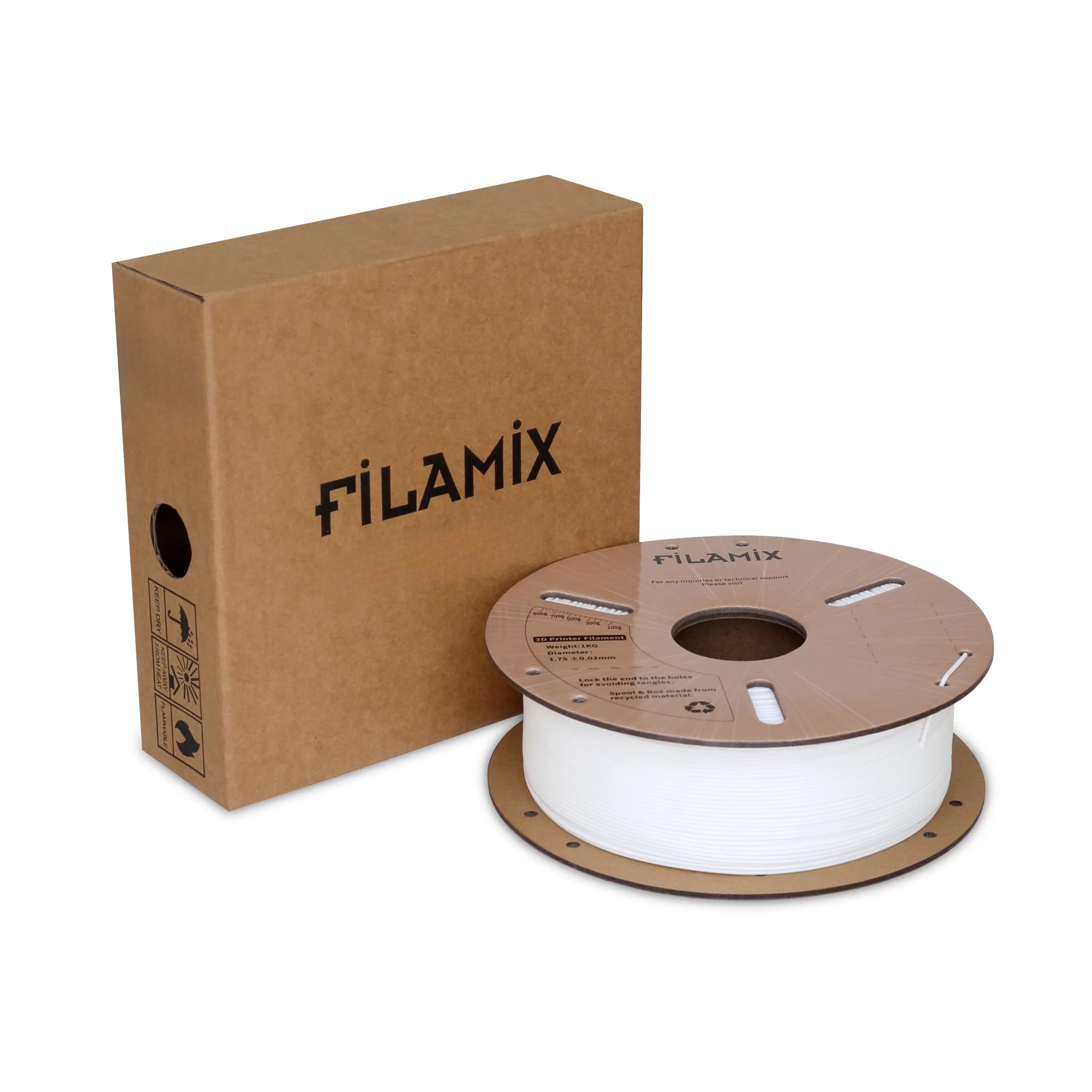 Filamix Rapid PETG Beyaz Filament - 1.75 mm, 1 Kg