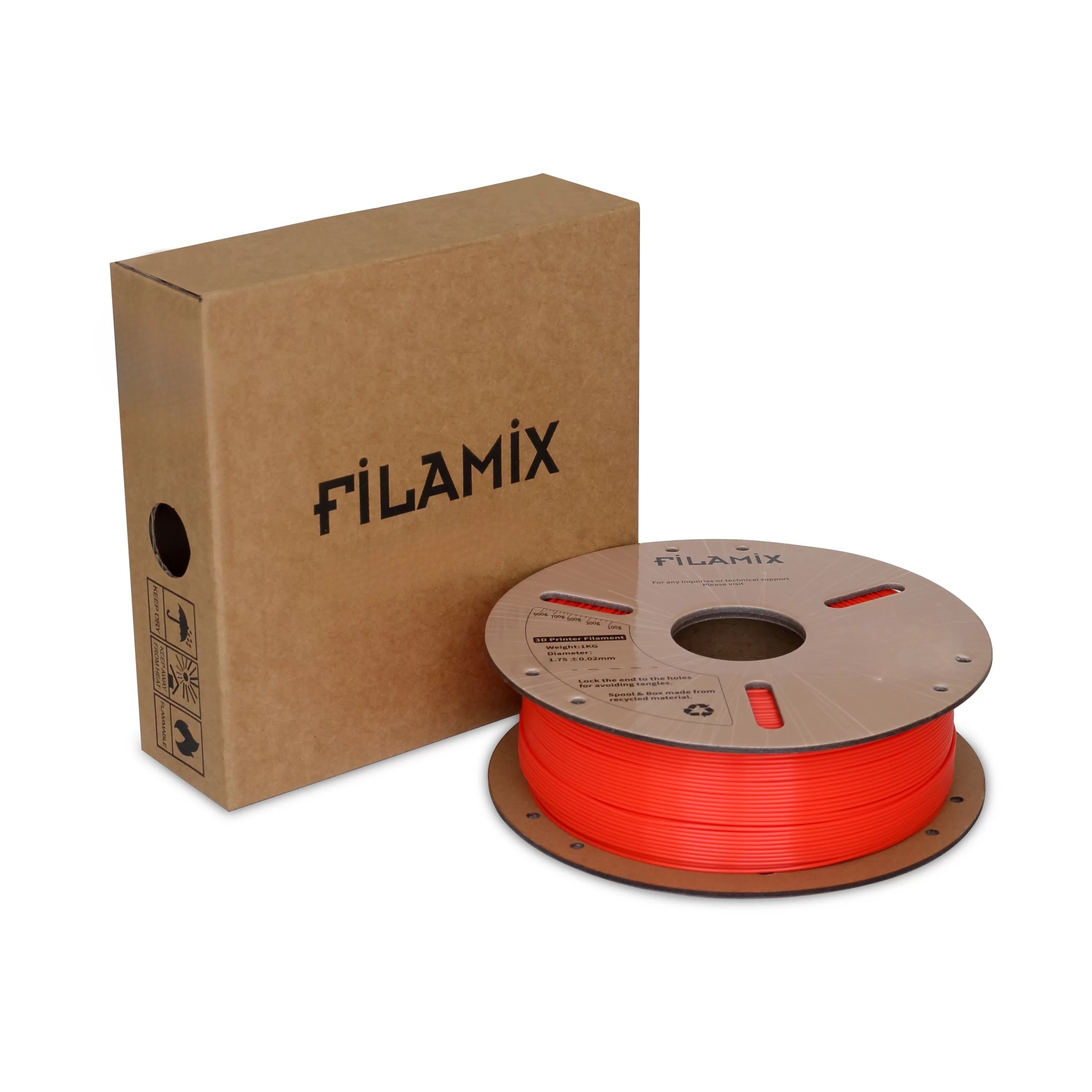 Filamix Rapid PETG Kırmızı Filament - 1.75 mm, 1 Kg