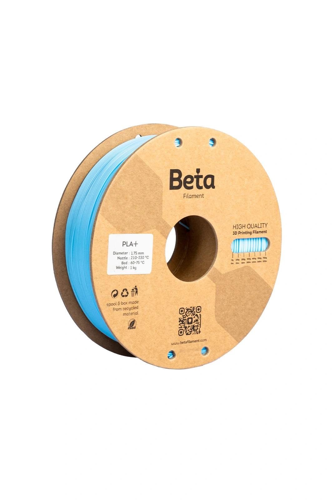 BETA Gök Mavi PLA+ Filament - 1.75mm - 1 Kg
