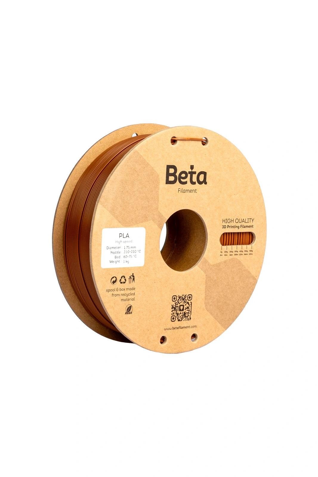 BETA Kahverengi PLA+ Filament - 1.75mm - 1 Kg