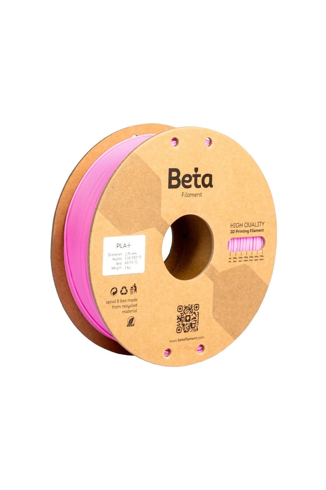 BETA Gül Pembe PLA+ Filament - 1.75mm - 1 Kg