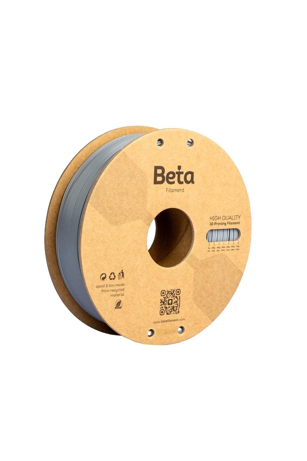 BETA Gri PLA+ Filament - 1.75mm - 1 Kg